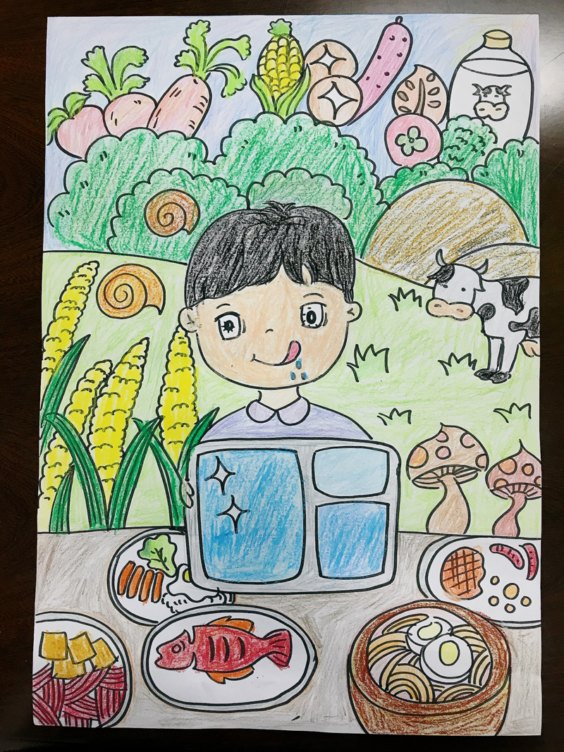 幸福生活节节高（绘画）作品：《幸福时光》-德化县新寨幼儿园--张銮英.jpg